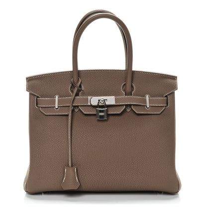 Hermes Togo Birkin 30 Etoupe 1 of 24