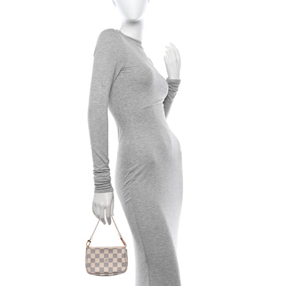 Louis Vuitton LOUIS VUITTON Damier Azur Mini Pochette Accessories 2 of 10