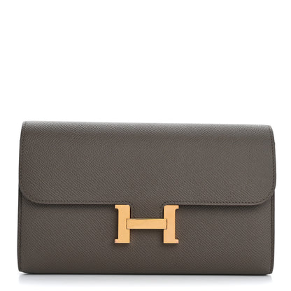 Hermes Epsom Constance Long Wallet Etain 1 of 9