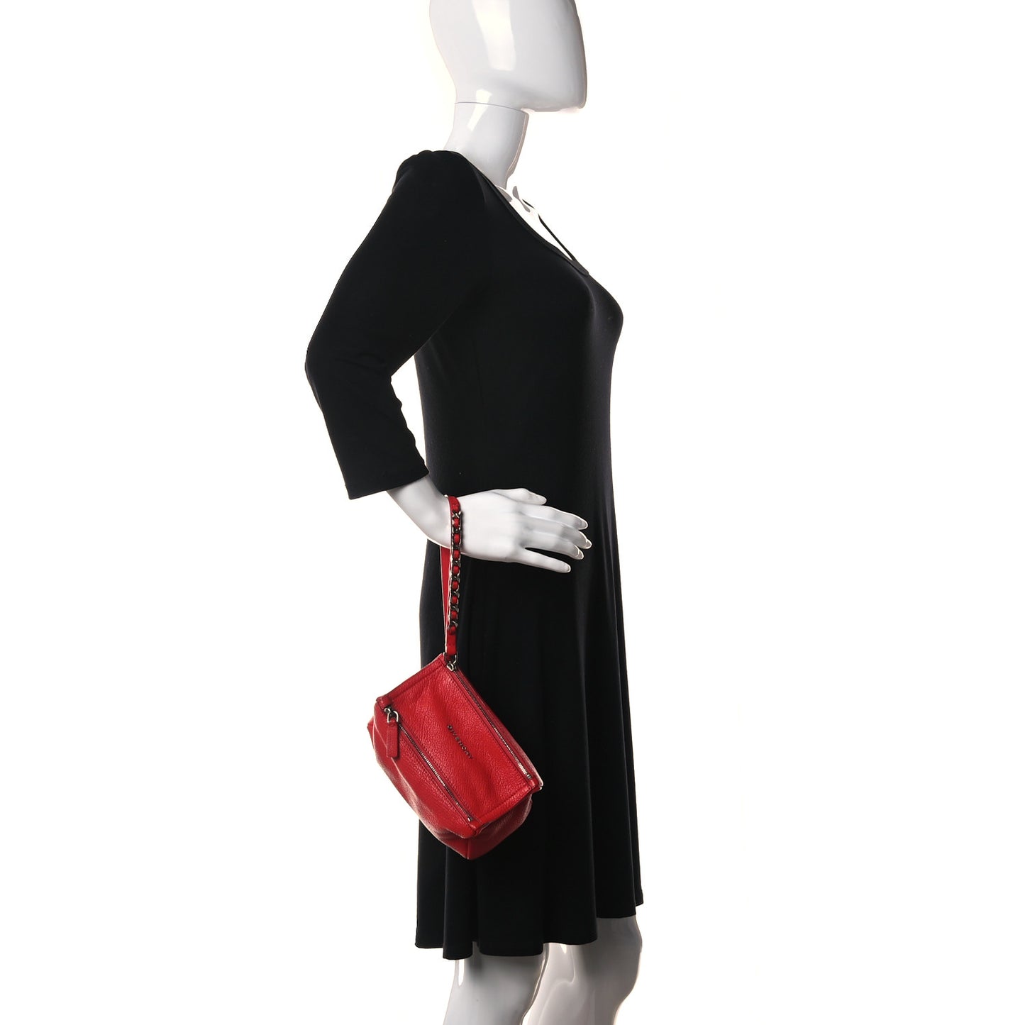 Sugar Goatskin Pandora Wristlet Medium Red