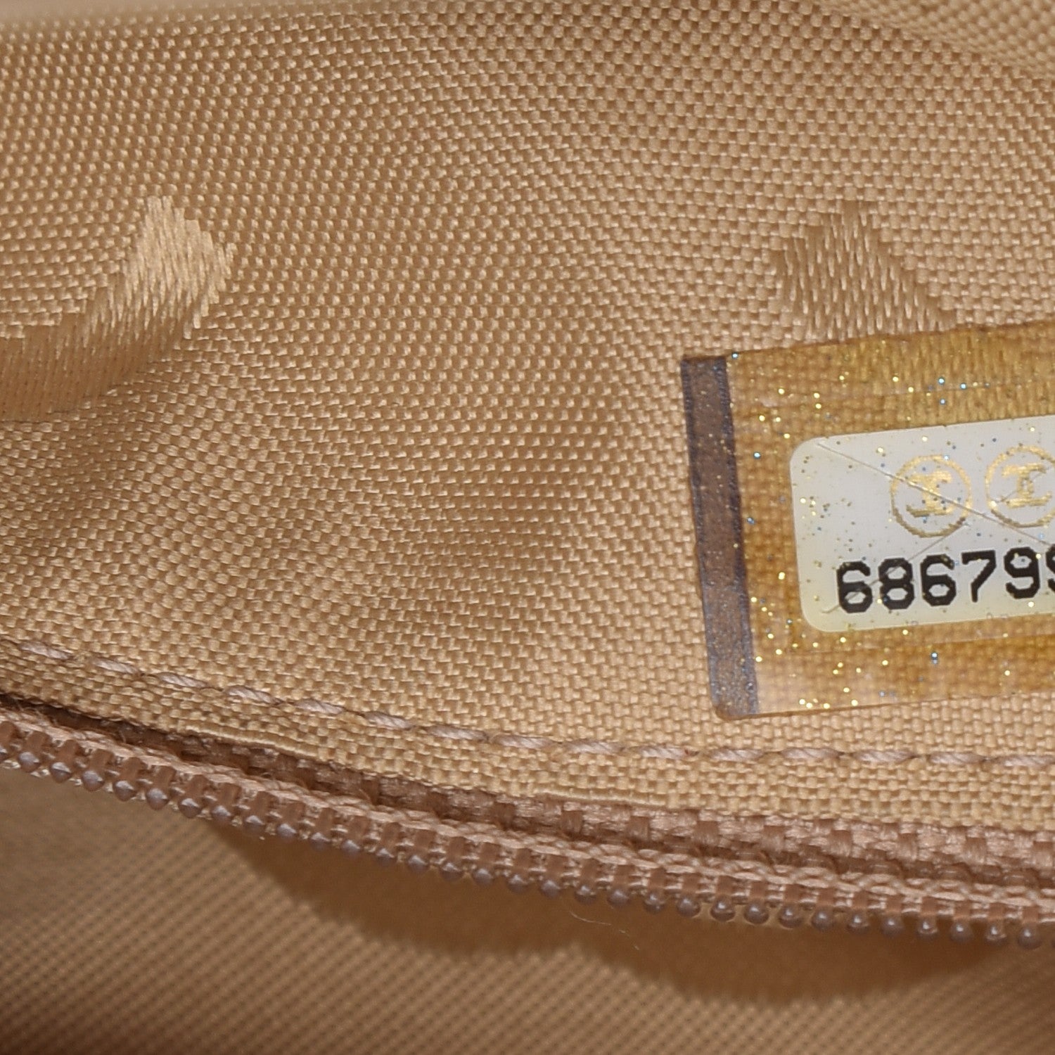 Chanel Lambskin Double Stitch Quilted Tote Beige 11 of 13