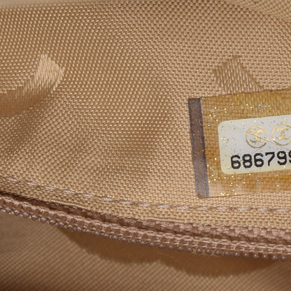 Chanel Lambskin Double Stitch Quilted Tote Beige 11 of 13