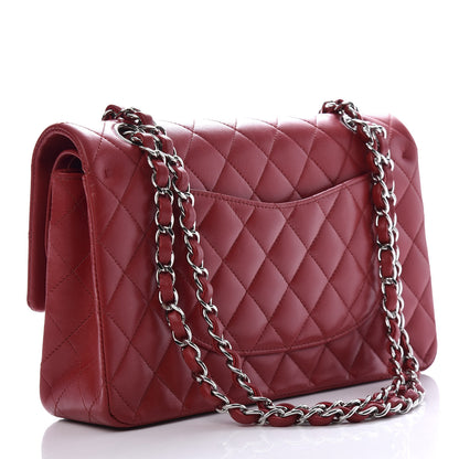 Chanel Lambskin Quilted Medium Double Flap Red 3 of 11