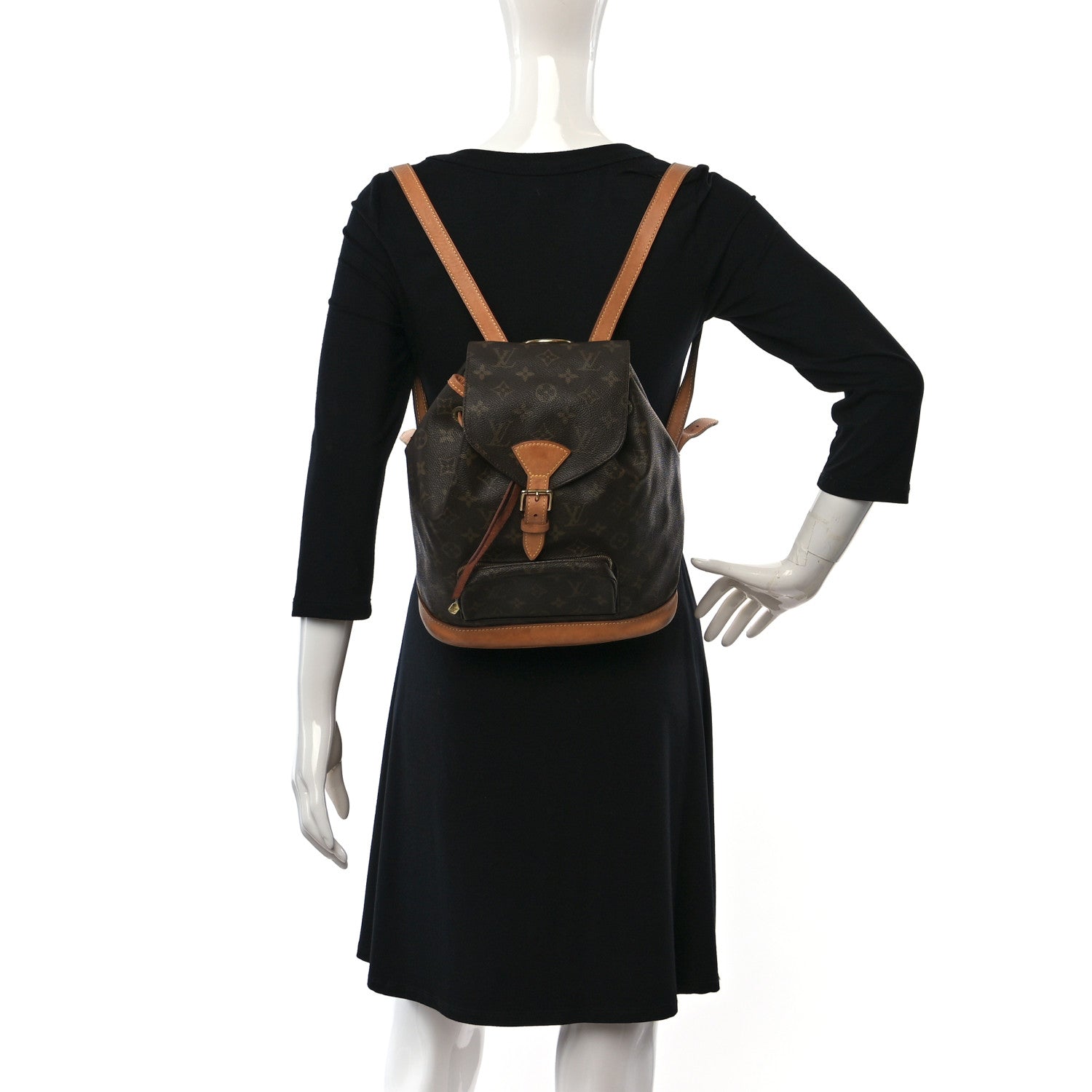 Louis Vuitton Monogram Montsouris MM Backpack 2 of 8