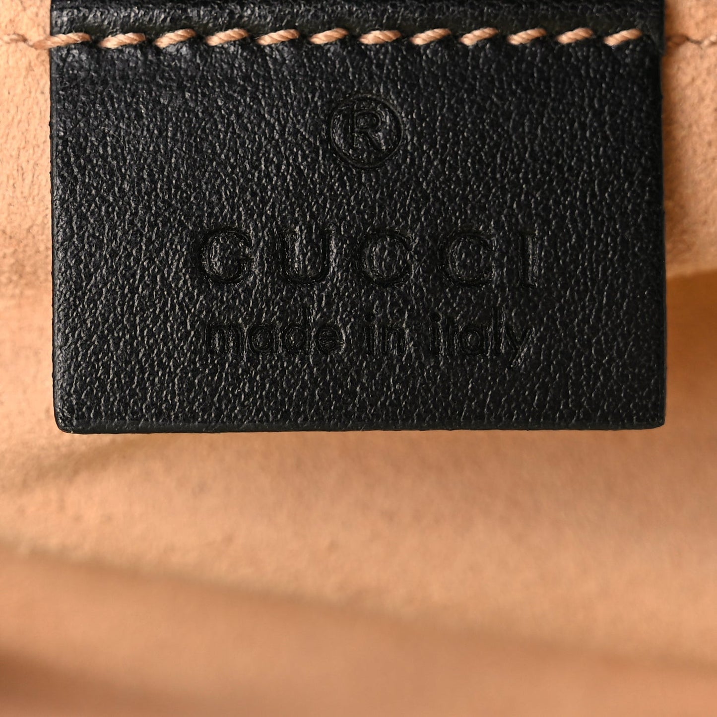 Calfskin Matelasse Mini GG Marmont Chain Shoulder Bag Black
