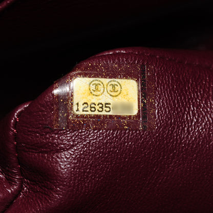 Chanel Lambskin Quilted Medium Double Flap Black 8 of 9