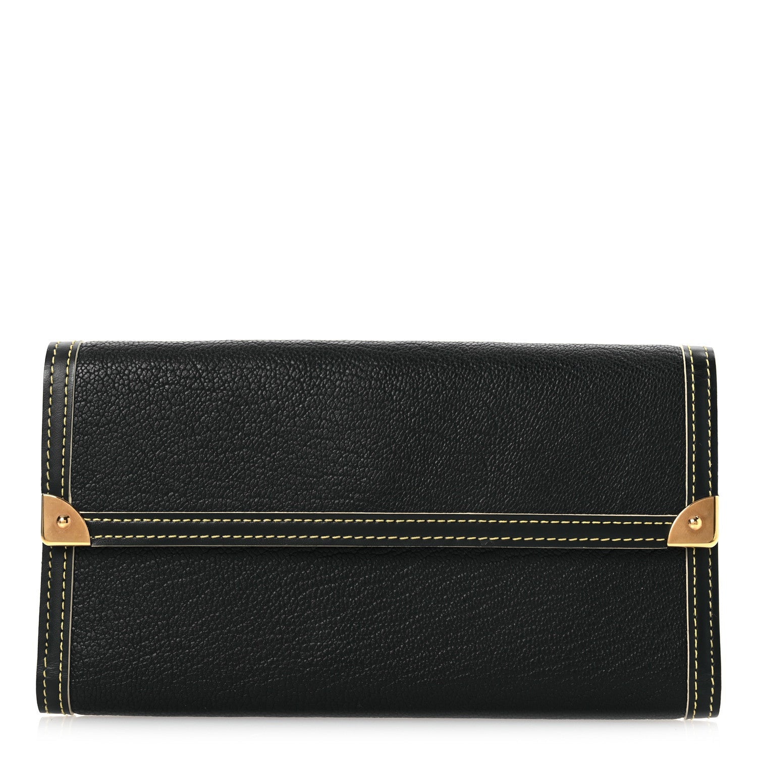 Louis Vuitton Suhali Porte Tresor International Wallet Black 1 of 7