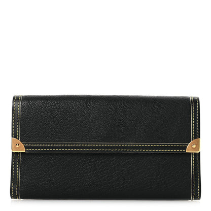 Louis Vuitton Suhali Porte Tresor International Wallet Black 1 of 7
