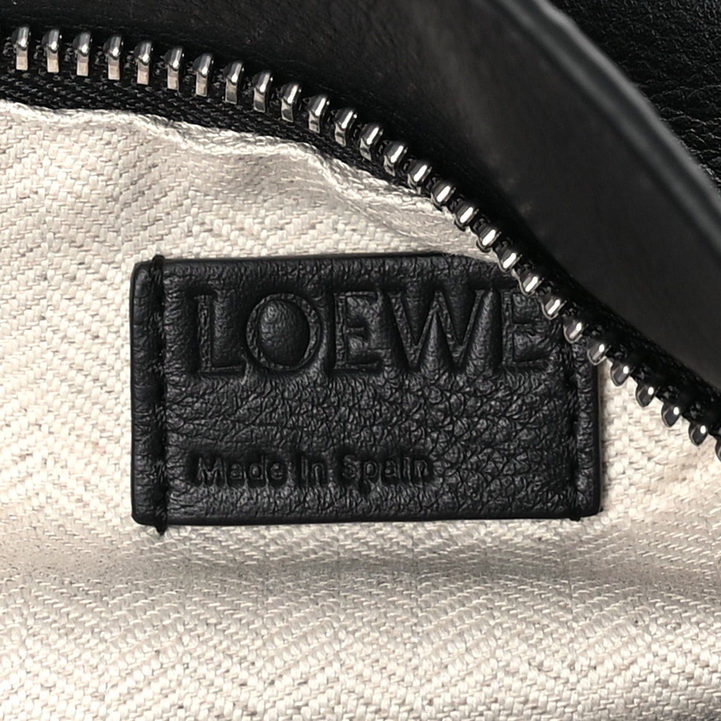 Calfskin Small Puzzle Bag  Black
