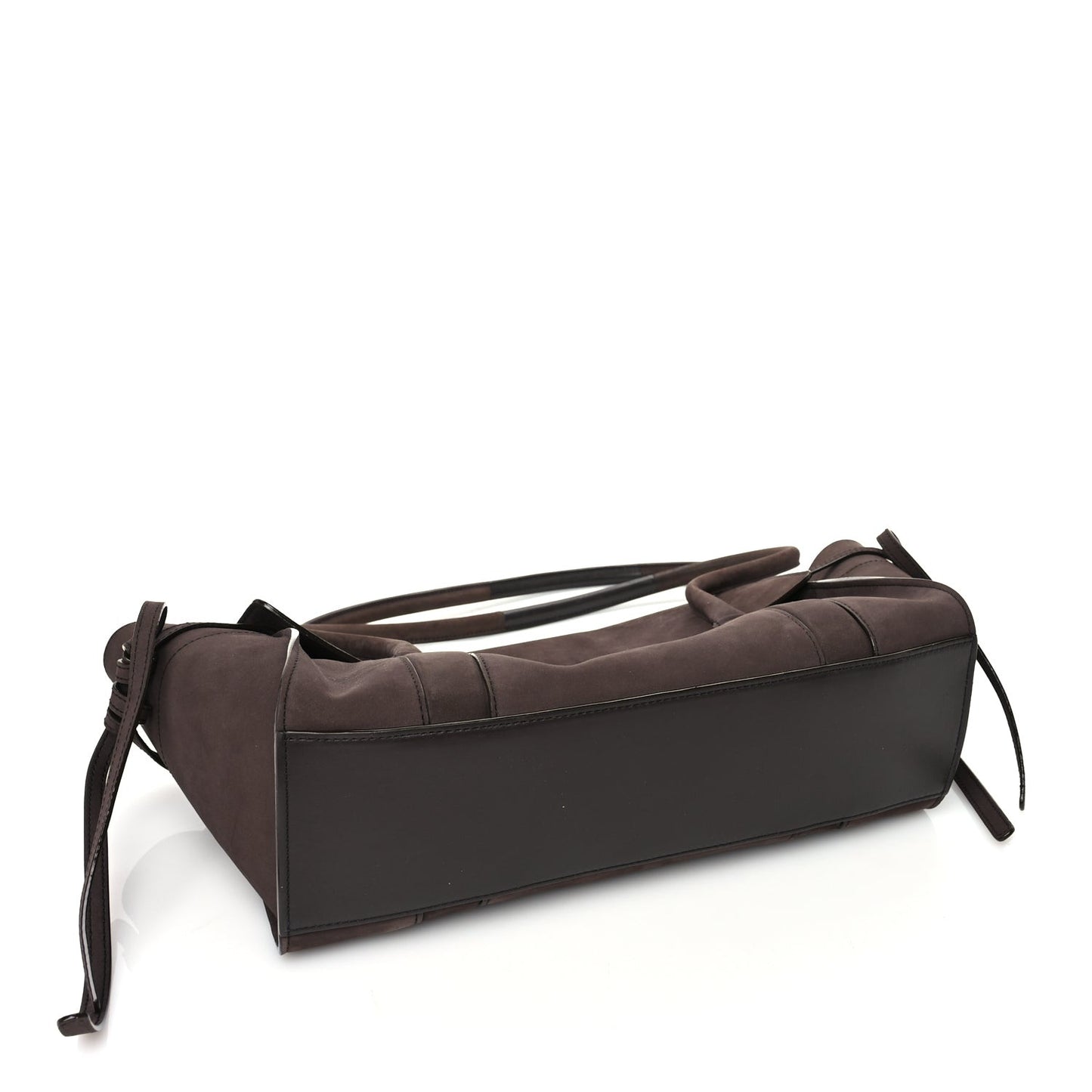Nubuck Small Soft Bayswater Satchel Ebony