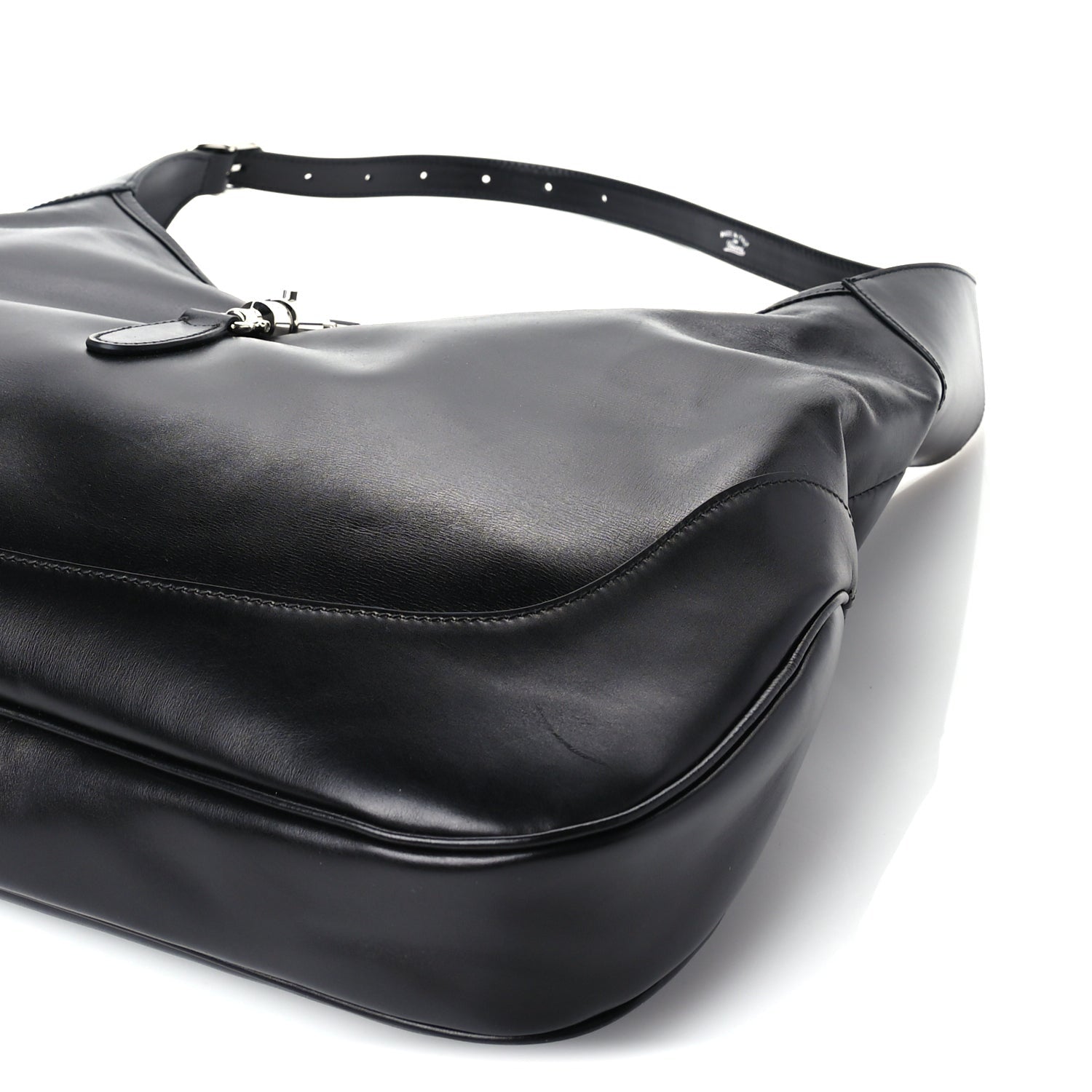 Gucci Calfskin Large Jackie 1961 Shoulder Bag  Black 8 of 8