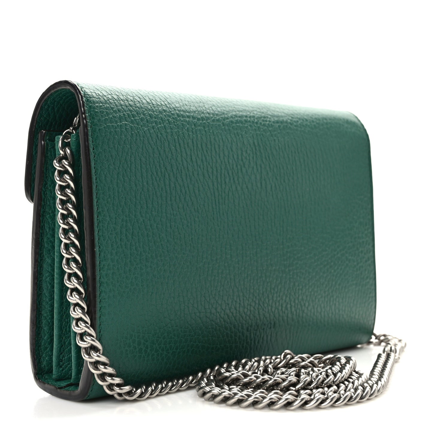 Calfskin Mini Dionysus Chain Wallet Emerald