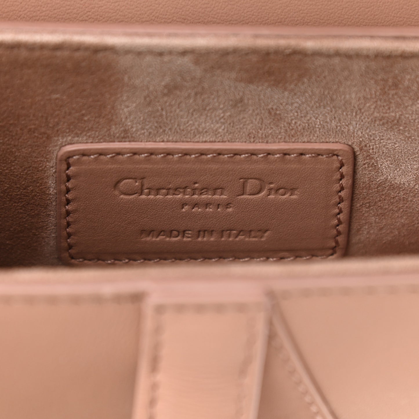 Calfskin Mini Saddle Bag Blush