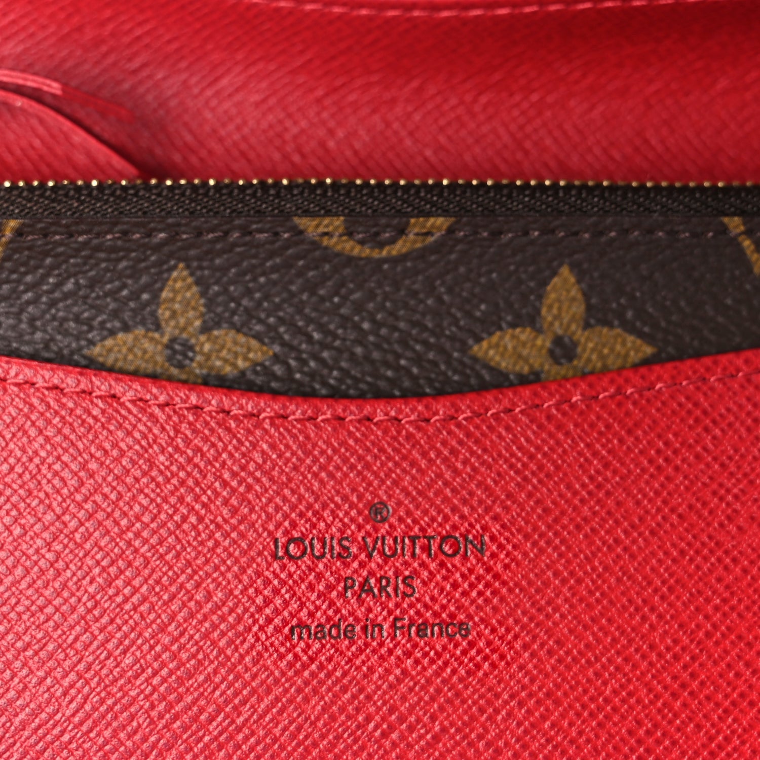Louis Vuitton Monogram Josephine Wallet Red 6 of 7