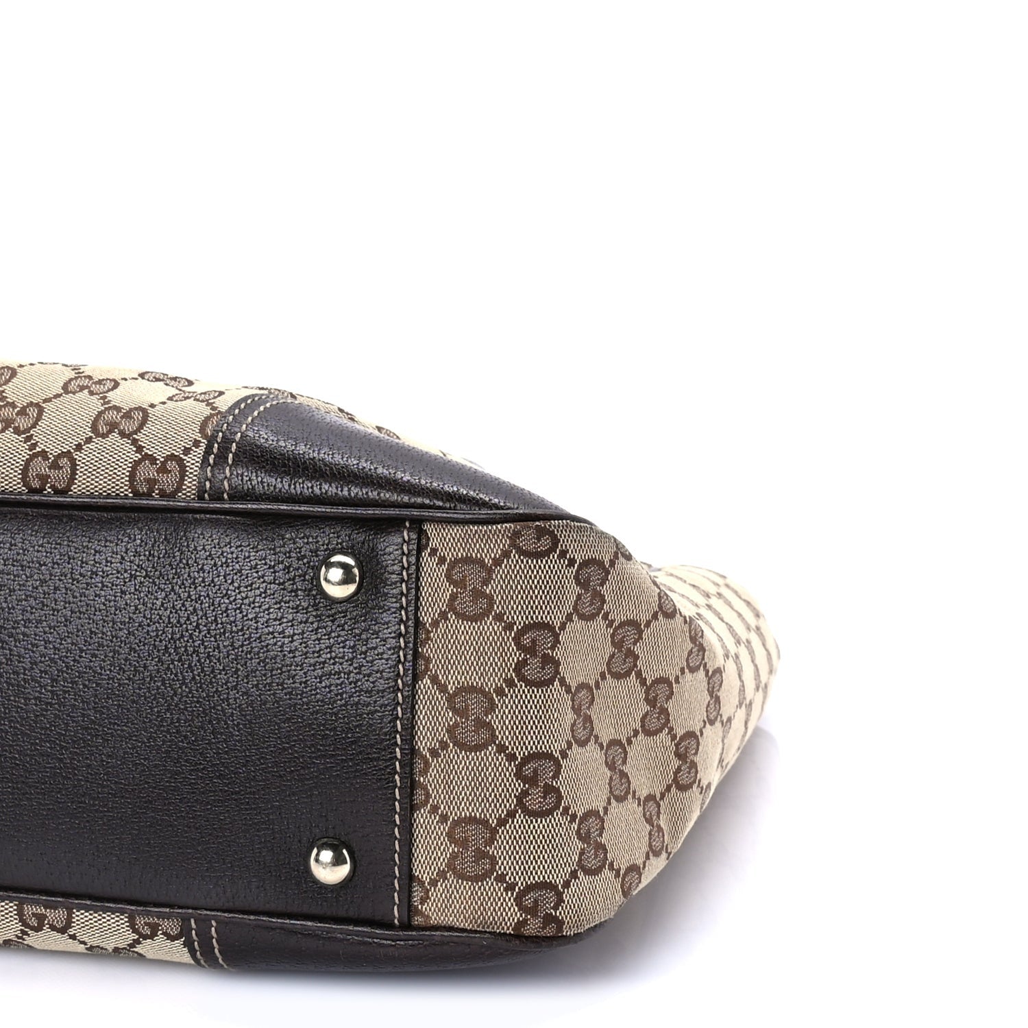 Gucci Monogram Medium Princy Tote  Dark Brown 8 of 8
