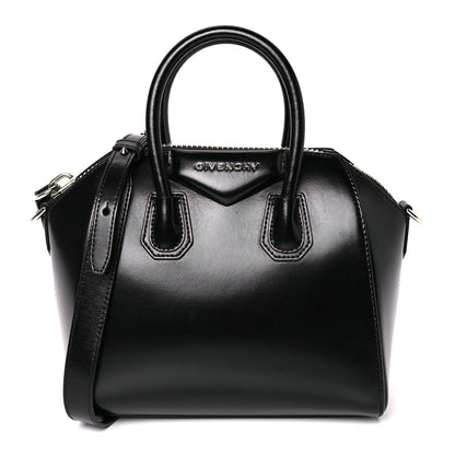 Givenchy Shiny Lord Calfskin Mini Antigona Black 1 of 9
