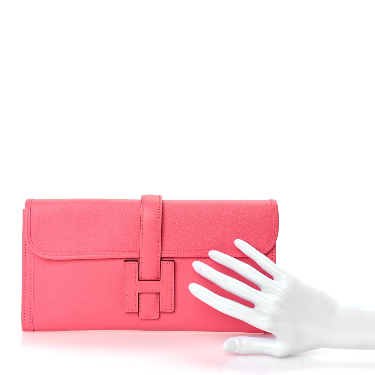 Hermes Epsom Jige Elan 29 Clutch Rose Azalee 2 of 8