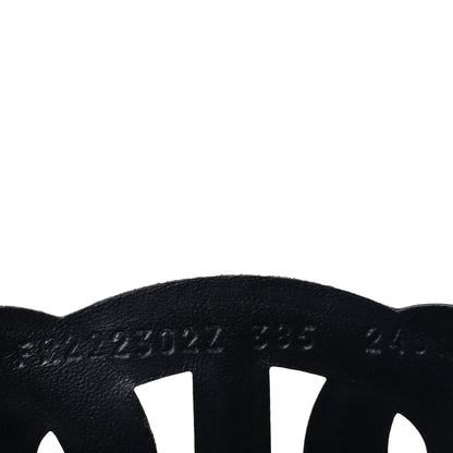 Hermes Nappa Extra Sandals 38.5 Black 7 of 10