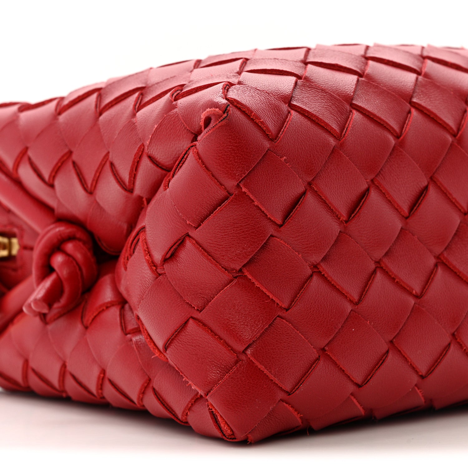 Bottega Veneta Nappa Intrecciato Small Loop Camera Bag Apple Candy 8 of 12