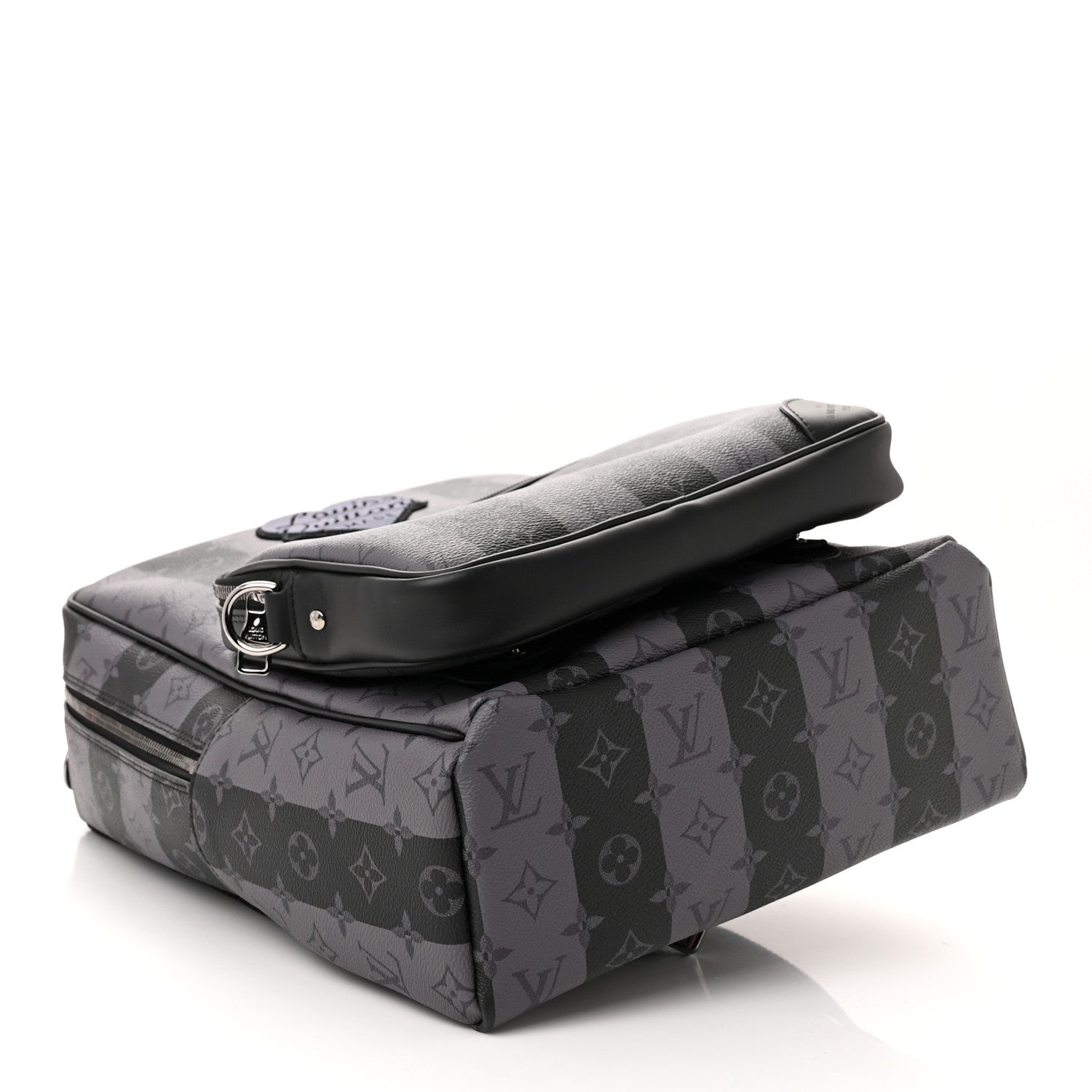 Louis Vuitton X NIGO Monogram Eclipse Stripes LV Heart Modular Utilitary Backpack 4 of 11