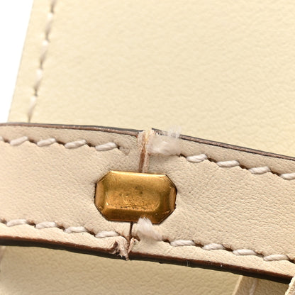 Gucci Calfskin Double G 40mm Belt 120 48 Mystic White 7 of 7