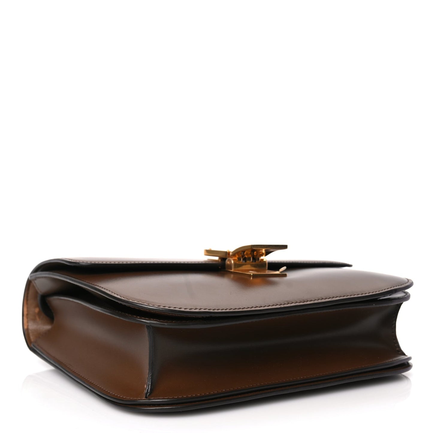 Box Calfskin Medium Classic Box Flap Bag Camel