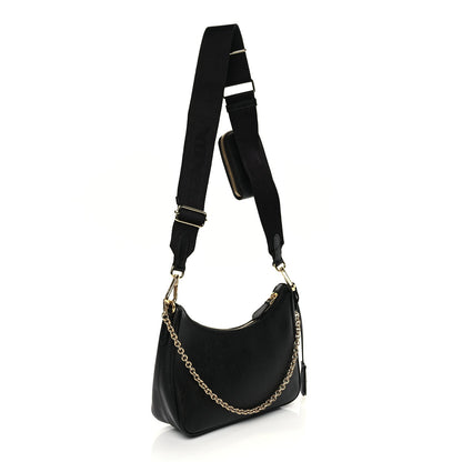 Prada Saffiano Lux Re-Edition 2005 Shoulder Bag Black 2 of 8