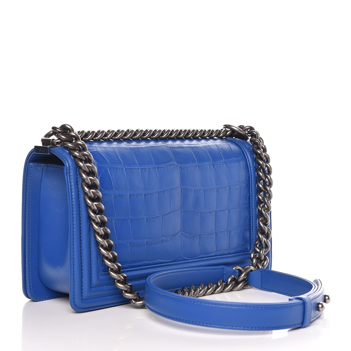 Alligator Medium Boy Flap Blue