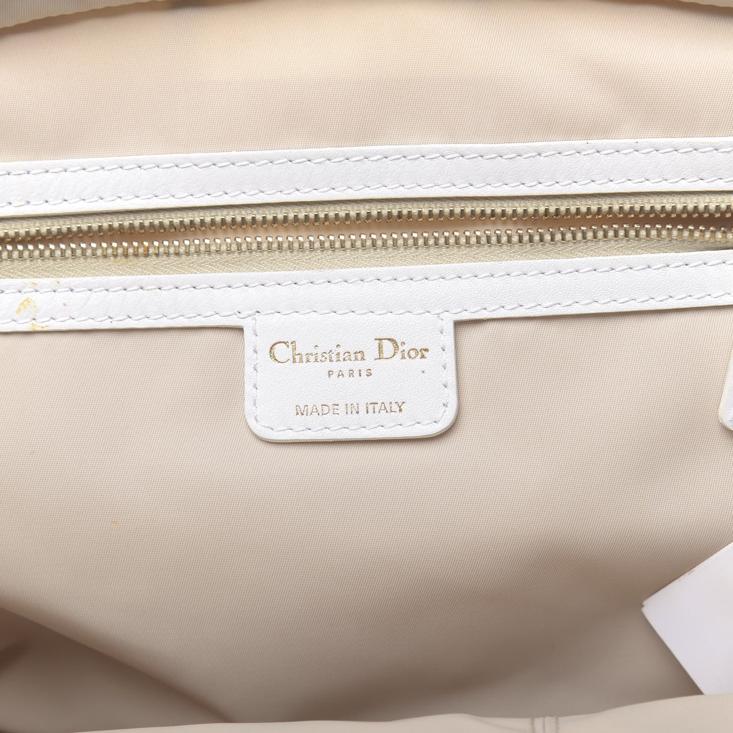 Monogram Large My Dior Frame Pocket Satchel White