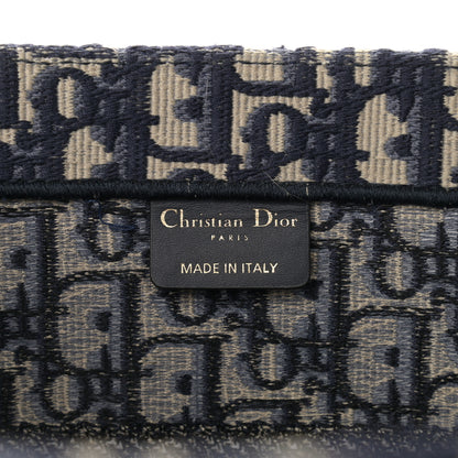 Christian Dior Oblique Medium Book Tote Blue Multicolor 10 of 12