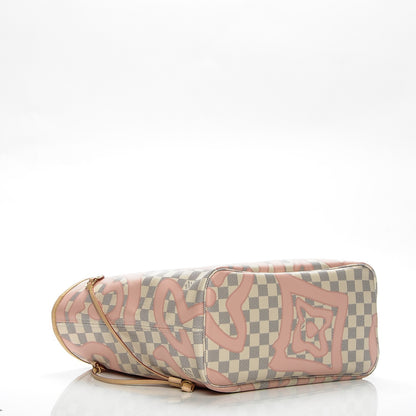 Louis Vuitton Damier Azur Tahitienne Neverfull MM 5 of 8