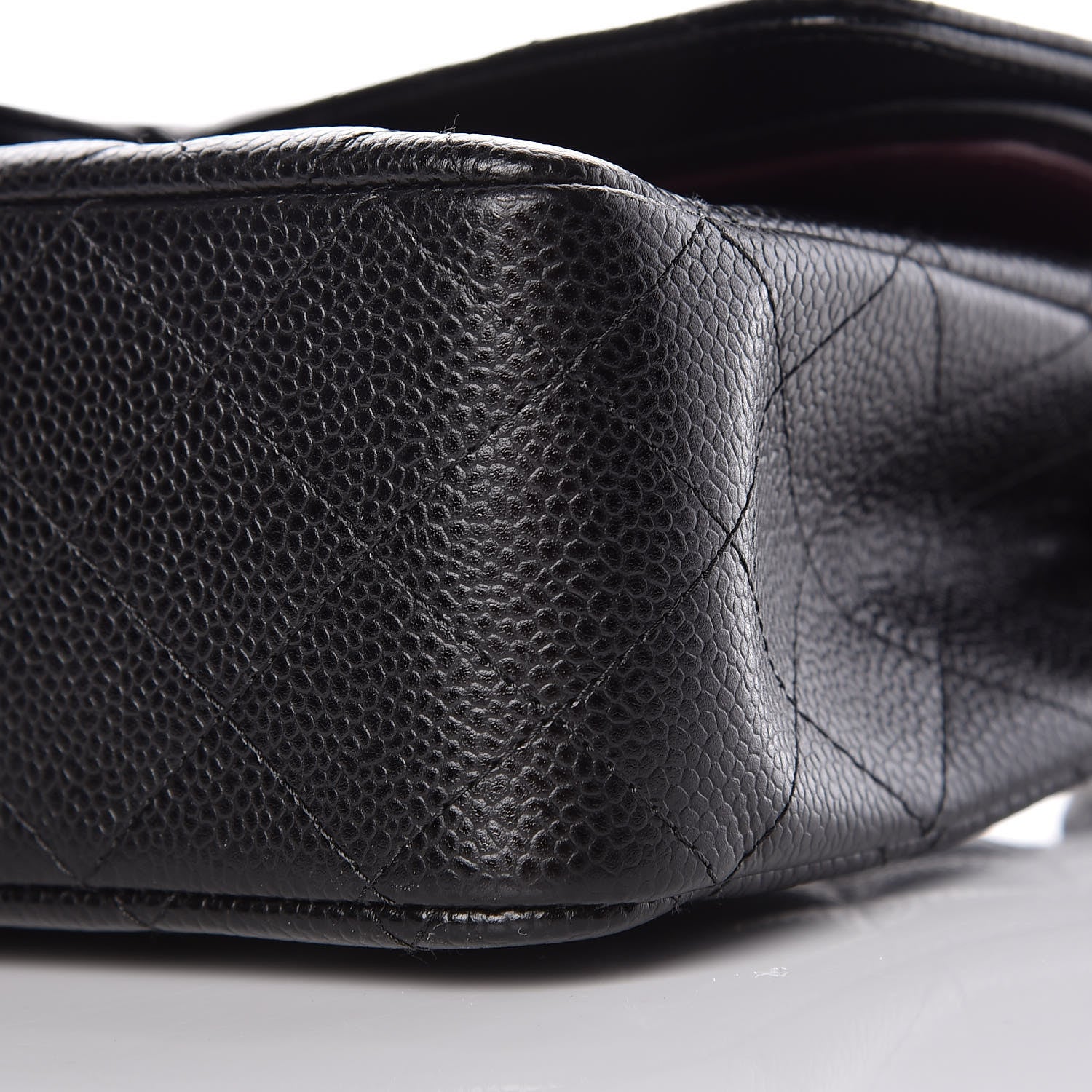 Chanel Caviar Quilted Medium Double Flap Black 9 of 10