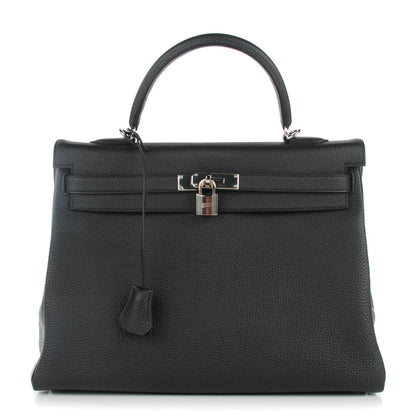 Hermes Togo Kelly Retourne 35 Black 1 of 21