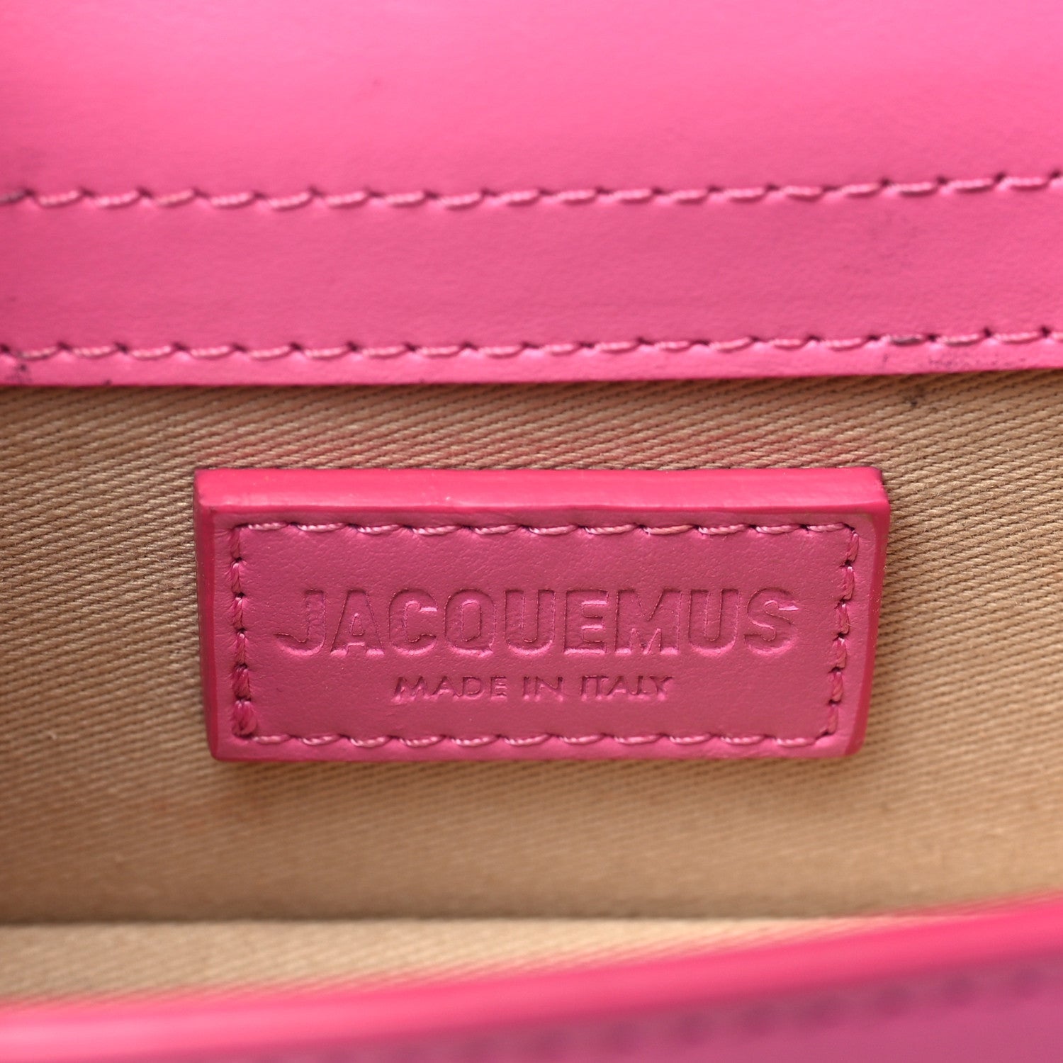 Jacquemus Smooth Calfskin Le Bambino Pink 6 of 7