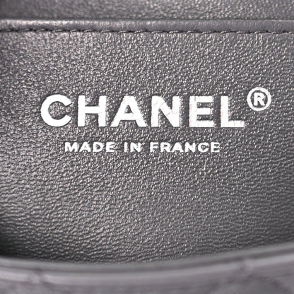 Chanel Lambskin Quilted Mini Rectangular Flap Dark Grey 5 of 9