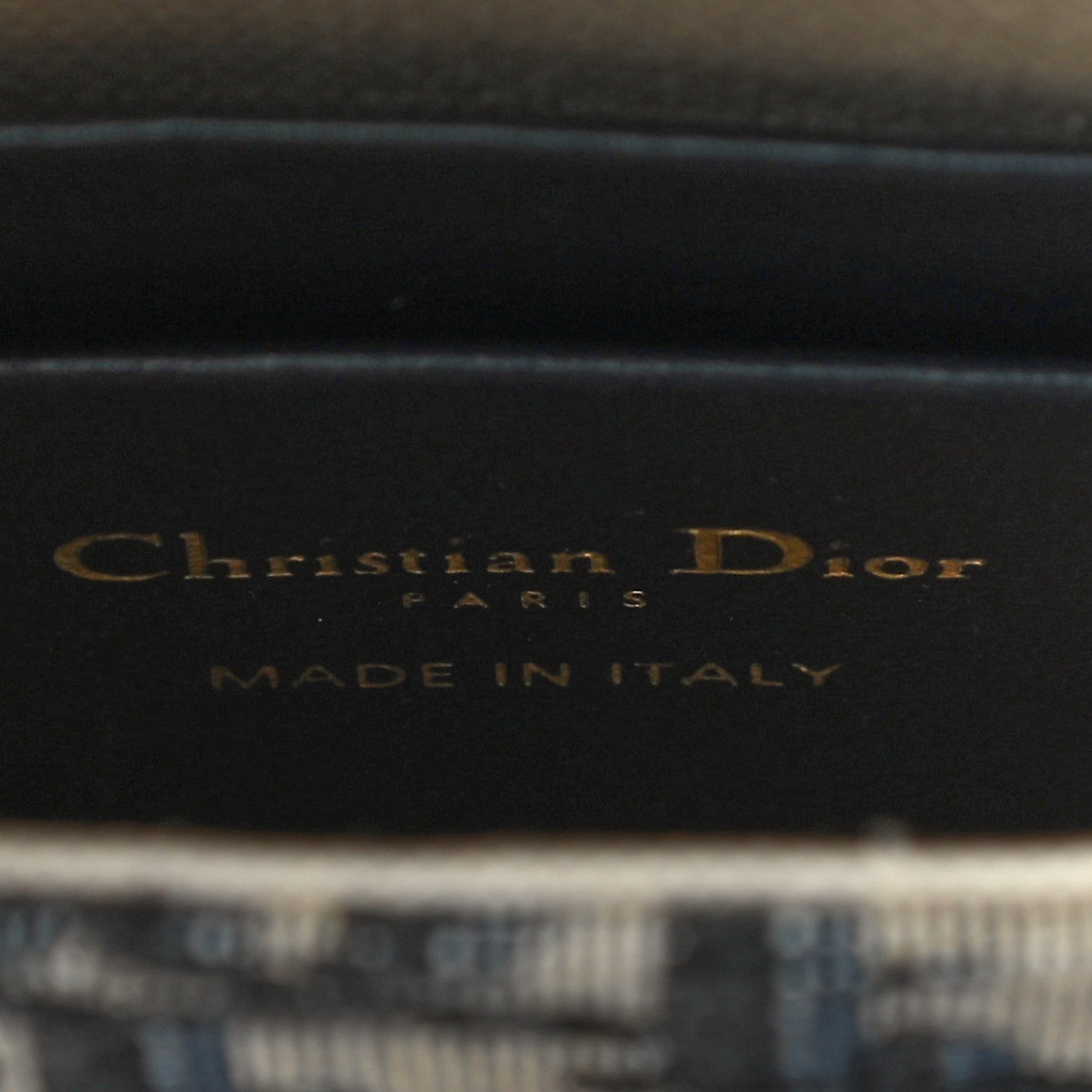 Christian Dior Oblique Vertical Saddle Pouch Blue 6 of 10