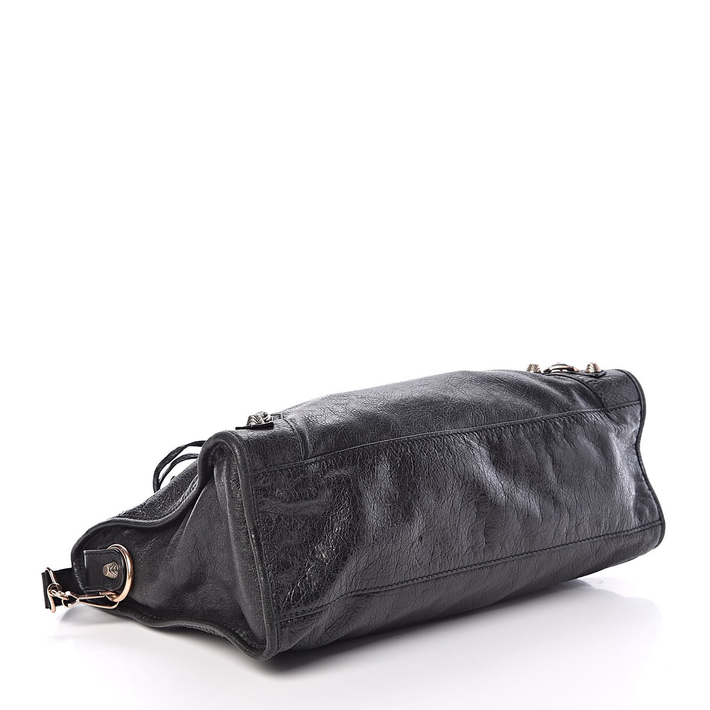 Agneau Giant 12 Rose Gold Hardware City Black