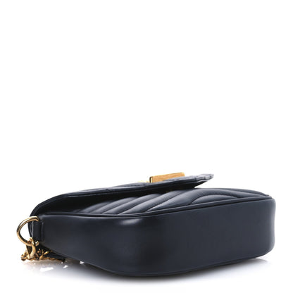 Louis Vuitton Calfskin New Wave Multi Pochette Black 4 of 7