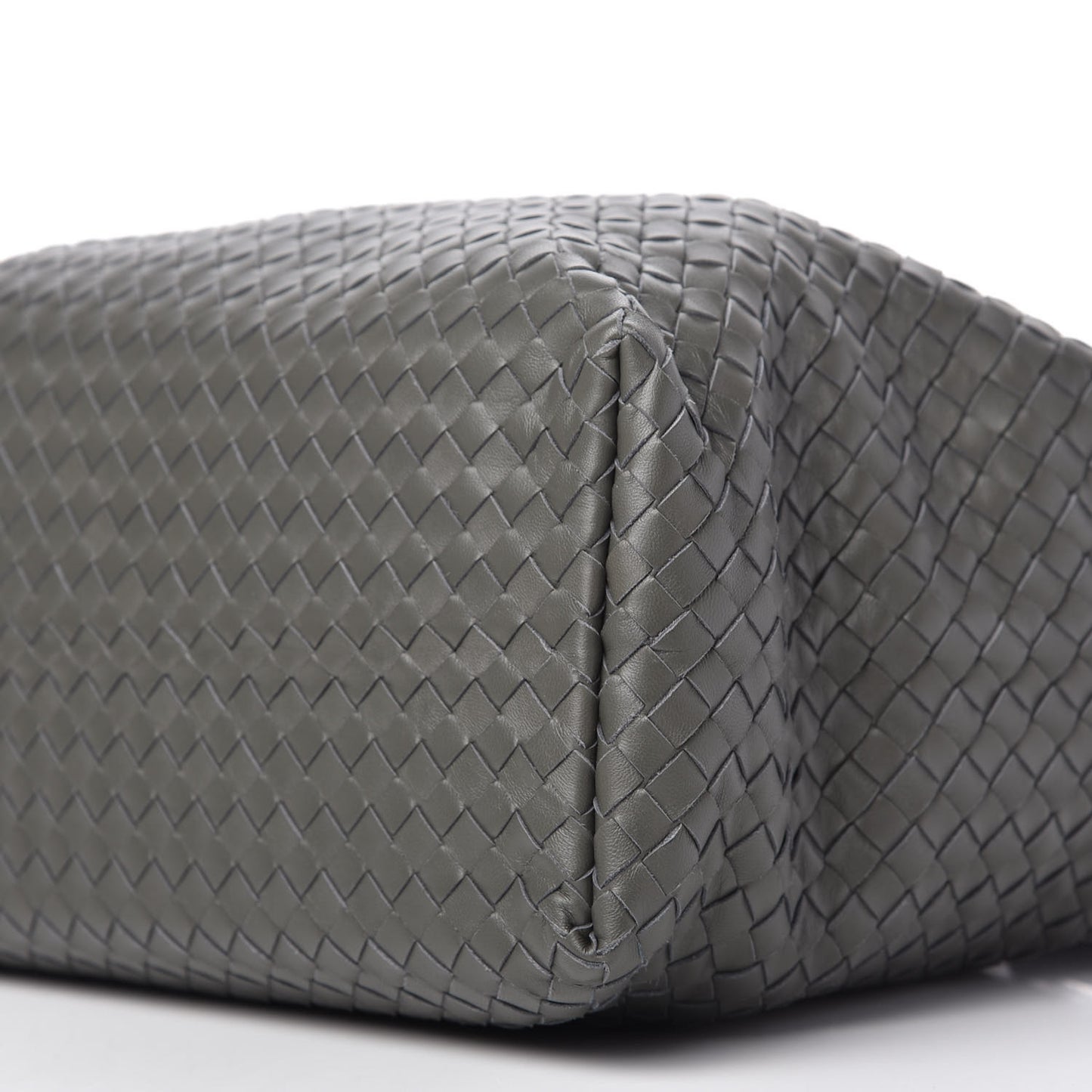 Nappa Intrecciato Bella Tote Grey