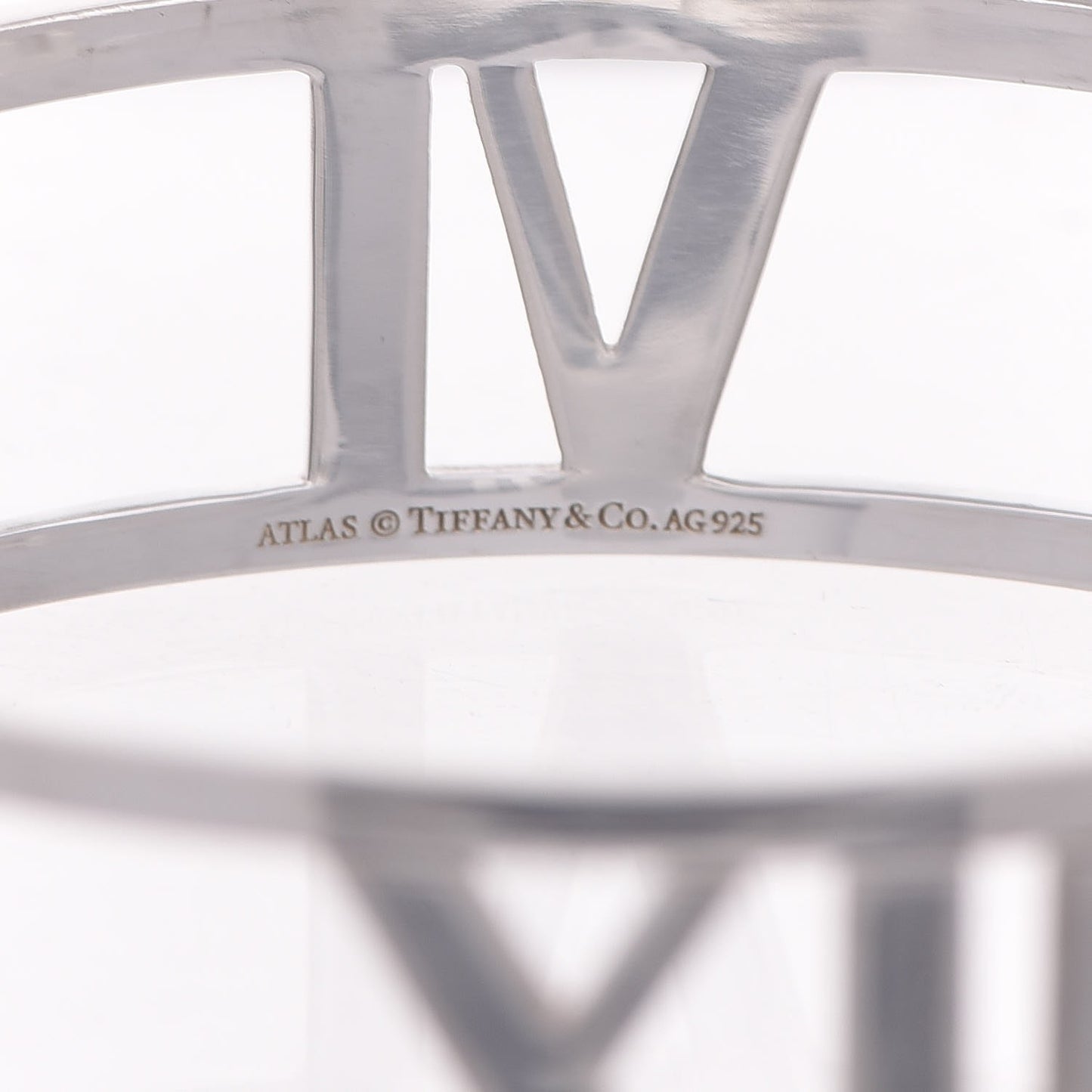 Sterling Silver Atlas Open Bangle Bracelet