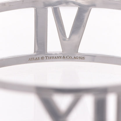 Tiffany Sterling Silver Atlas Open Bangle Bracelet 3 of 3