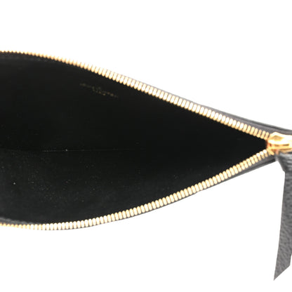 Louis Vuitton Empreinte Felicie Chain Wallet Zippered Insert Black 5 of 6