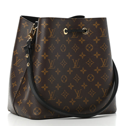 Louis Vuitton Monogram Neonoe MM Black 2 of 5