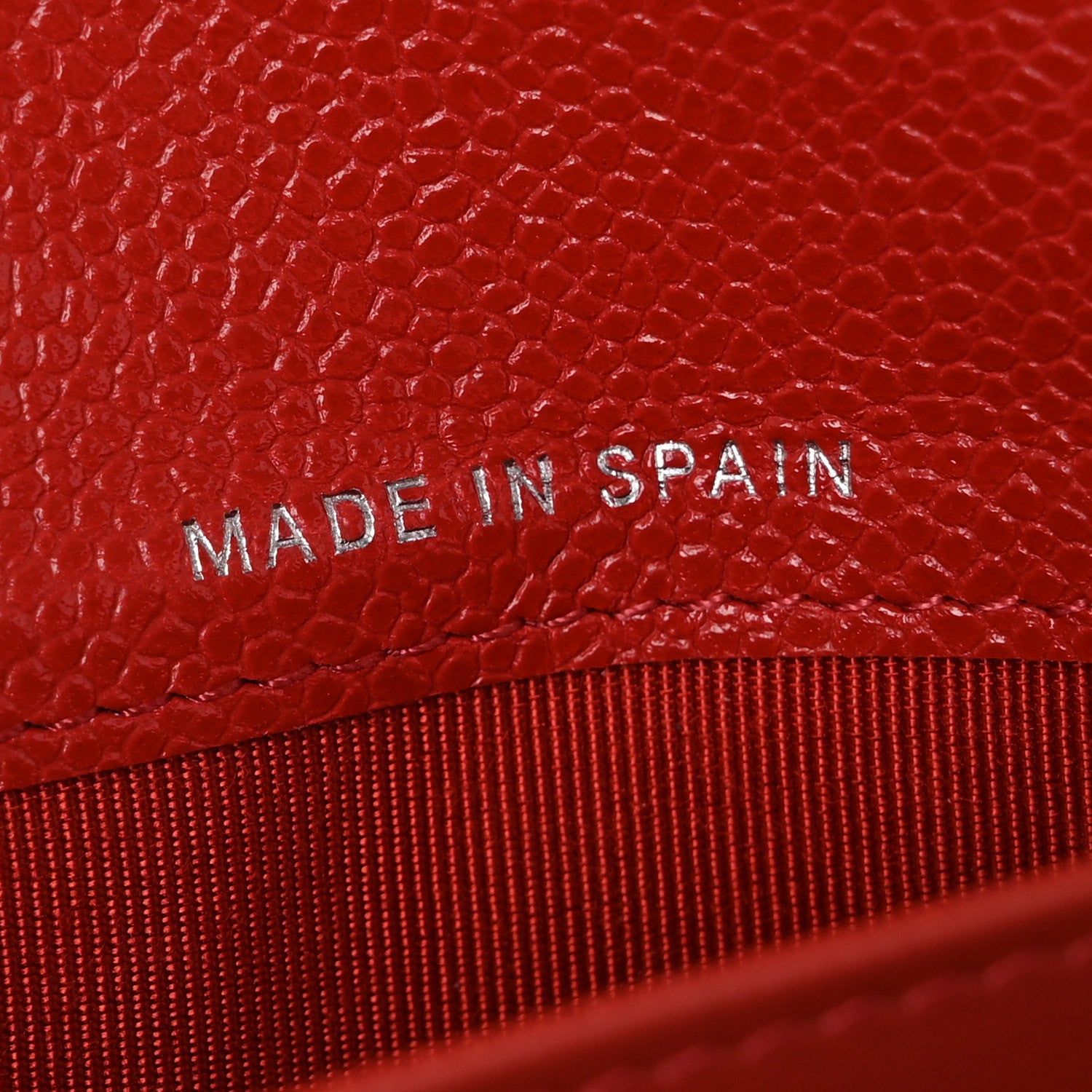 Chanel Caviar Quilted Medium Flap Wallet Red 7 of 8