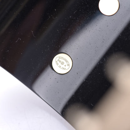 Chanel Resin CC Cuff Bracelet Black Gold 5 of 6