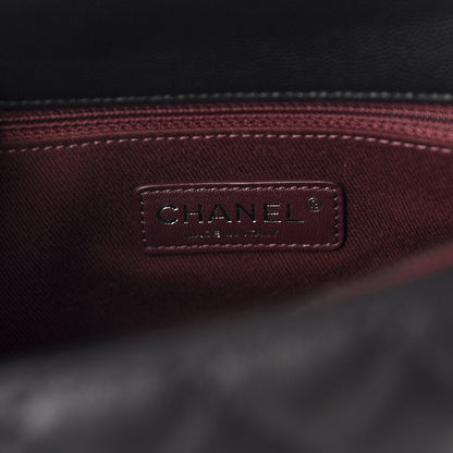 Chanel Caviar Quilted Large Coco Handle Flap Black 7 of 11