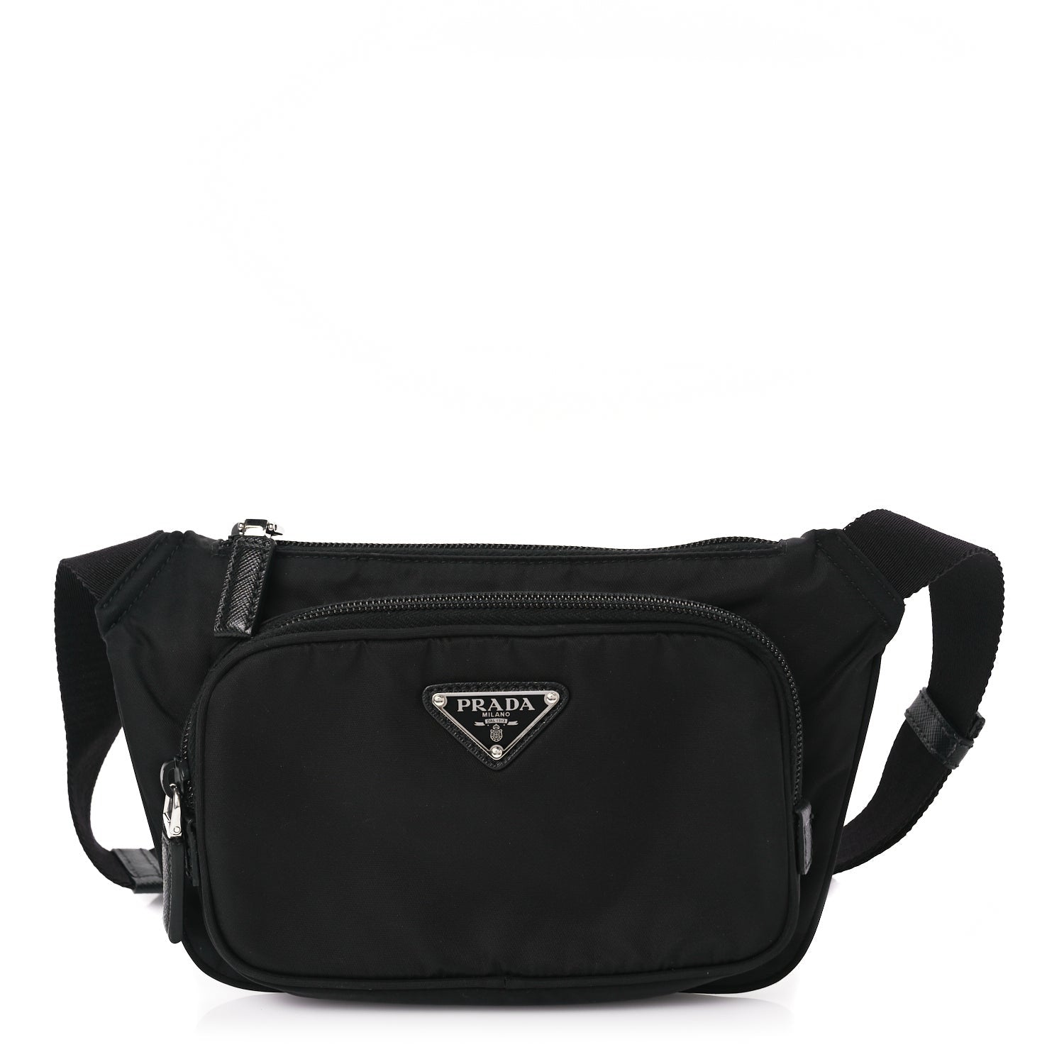 Prada Re-Nylon Saffiano Belt Bag Black 1 of 8