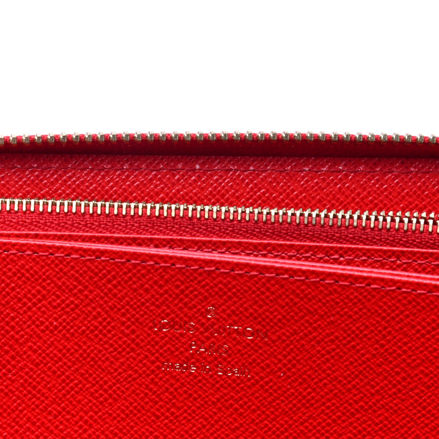 Monogram Pompon Zippy Wallet Coquelicot