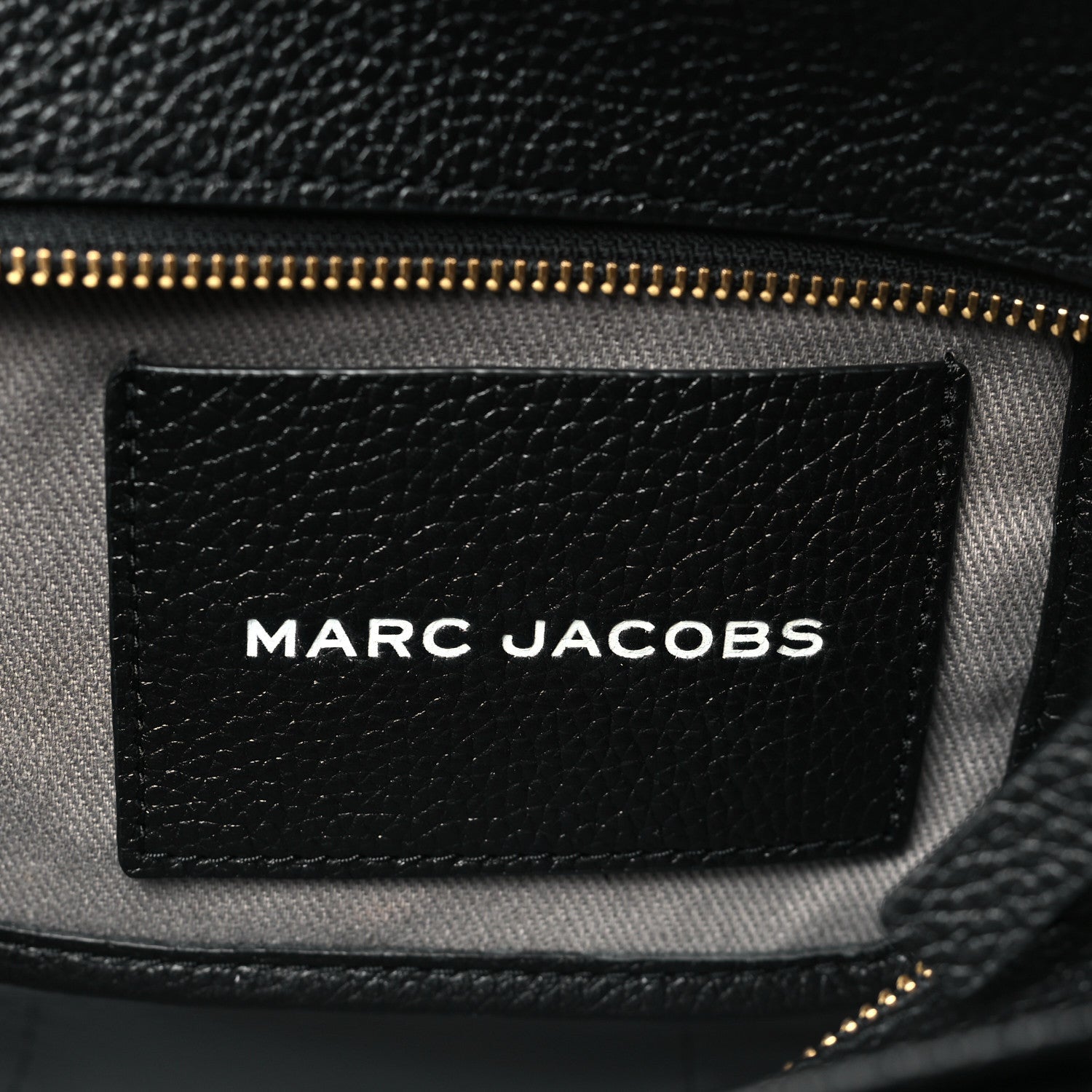 Marc Jacobs Grained Calfskin Small The Tote Bag Black 6 of 7