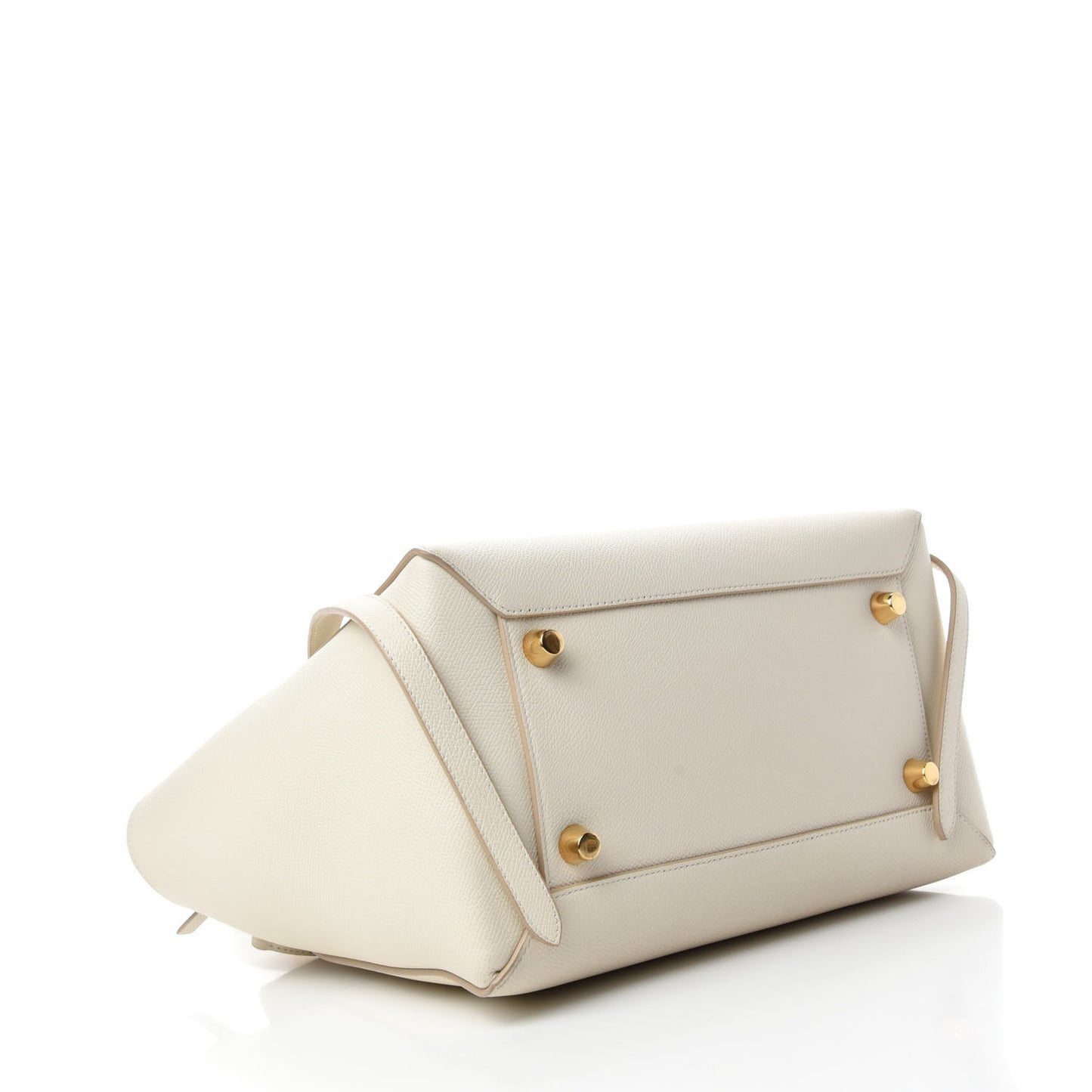Grained Calfskin Mini Belt Bag White